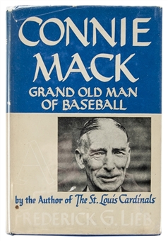 Connie Mack Signed "Grand Old Man Of Baseball" Book (PSA/DNA)